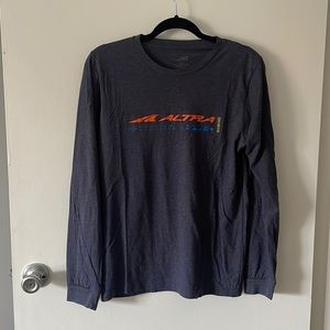 Altra Men’s Long Sleeve Casual Tee - Blue